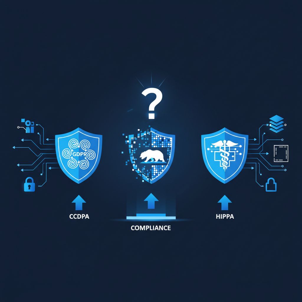 Data Privacy Compliance: GDPR vs. CCPA vs. HIPAA